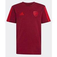 Adidas Junior Arsenal Fc Dna T-Shirt - Burgundy