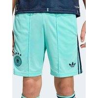 Adidas Junior Germany 26 Away Replica Football Shorts - Blue