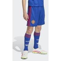 Adidas Junior Manchester United 26/27 Away Shorts - Blue