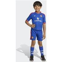 Adidas Junior Manchester United 26/27 Away Mini Kit - Blue
