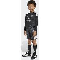 Adidas Junior Manchester United 26/27 Mini Goal Keeper Kit - Black