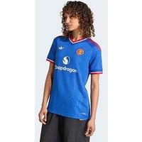 Adidas Womens Manchester United 26/27 Away Stadium Replica Shirt - Blue