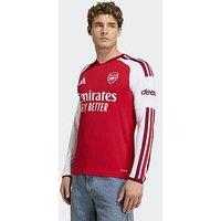 Adidas Mens Arsenal Fc 26/27 Home Long Sleeve Stadium Replica Shirt - Red