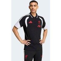 Adidas Mens Liverpool Fc Training Polo - Black