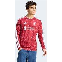 Adidas Mens Liverpool Fc 26/27 Home Stadium Replica Long Sleeve Shirt - Red