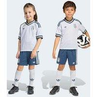 Adidas Italy 26 Away Replica Mini Football Kit - White/Blue