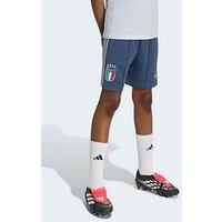 Adidas Junior Italy 26 Away Replica Football Shorts - Blue