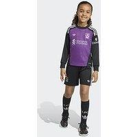 Adidas Junior Liverpool Fc 26/27 Away Goal Keeper Mini Kit - Black