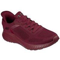 Skechers Bungee Slip-On Trainers - Dark Red