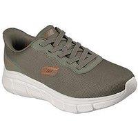 Skechers Slip-On Bungee Mesh Trainers - Green