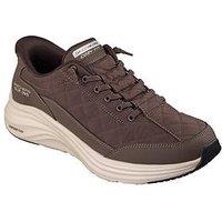 Skechers Contour Foamcozy Fit Slip-Ins Deconstructed Quilted Upper Sneaker W/ Air-Cooled Mf - Brown