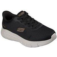 Skechers Slip-On Bungee Mesh Sneakers - Black