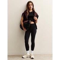 New Look Petite Seamless Leggings - Black
