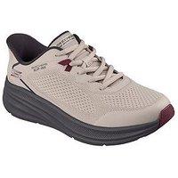Skechers Bobs Skillzslip-Ins Engineered Knit Lace Up Sneaker - Natural