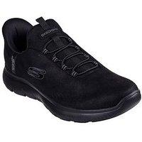 Skechers Bungee Slip-On Trainers - Black
