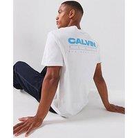 Calvin Klein Jeans Retro Stacked Graphic T-Shirt - White