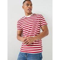 Tommy Jeans Stripe T-Shirt - Red
