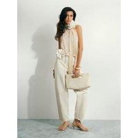 River Island Jasper Core Barrel Jeans - Cream