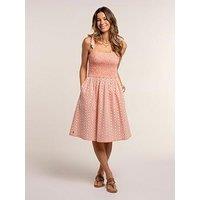 Brakeburn Fossil Dress - Orange