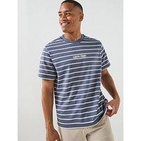Calvin Klein Jeans Easy Stripe T-Shirt - Navy