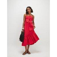 River Island Poppy 3D Flower Maxi - Red