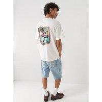 Tommy Jeans Relaxed Novelty Back Print Graphic T-Shirt - White