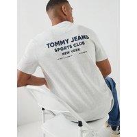 Tommy Jeans Sports Club Back Graphic T-Shirt - Grey