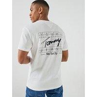 Tommy Jeans City Signature Back Graphic T-Shirt - Off White