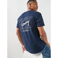 Tommy Jeans City Signature Back Graphic T-Shirt - Navy