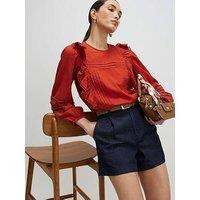 River Island Tailored Longline Shorts - Blue