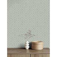 The Very Collection Diamond Weave-Iceberg Green Wallpaper