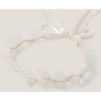 Monsoon Girls Flutter Butterfly Garland - Light Cream