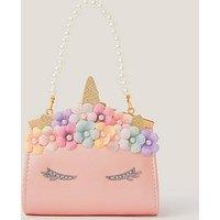 Monsoon Girls Flower Unicorn Frame Bag