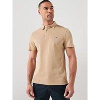 Tommy Hilfiger Mesh Regular Polo Shirt - Beige