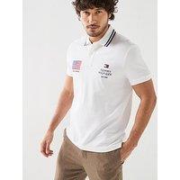 Tommy Hilfiger Country Us Regular Fit Polo Shirt - White