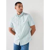 Tommy Hilfiger Heritage Short Sleeve Oxford Shirt - Green