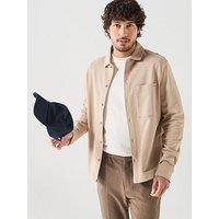 Tommy Hilfiger Essential Jersey Overshirt - Beige