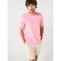 Tommy Hilfiger Regular Fit Essential Flag T-Shirt - Pink