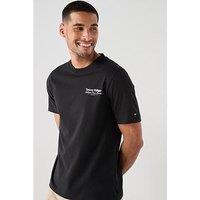 Tommy Hilfiger Nautical Back Graphic T-Shirt - Black