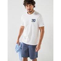 Tommy Hilfiger Small Sun Flag Logo T-Shirt - White
