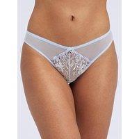 Boux Avenue Opal Embroidered Briefs - Powder Blue