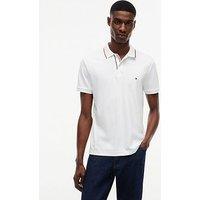Tommy Hilfiger Liquid Cotton Tipped Polo Shirt - White