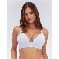 Boux Avenue Softest Ever Rib Non-Wire Bra - Arctic Blue