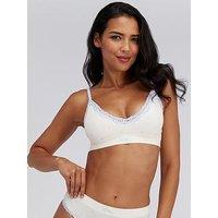 Boux Avenue Heart Lace Seamless Bralette - Ivory Mix