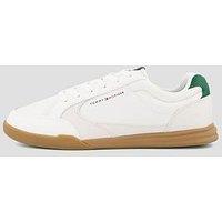 Tommy Hilfiger Lo Profile Leather Trainers - Off White