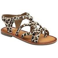 Ravel Knoxe Animal Print Sandal - Leopard