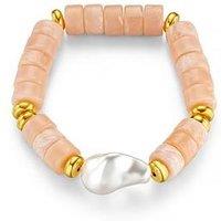 Orelia Statement Pearl & Bead Bracelet