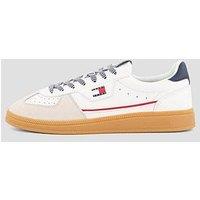 Tommy Jeans The Greenwich Edge Leather Trainer - Off White
