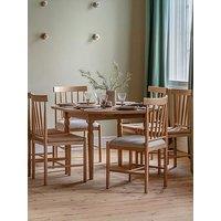 Gallery Direct Eton Natural Round Extending Dining Table