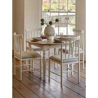 Gallery Direct Eton White Round Extending Dining Table